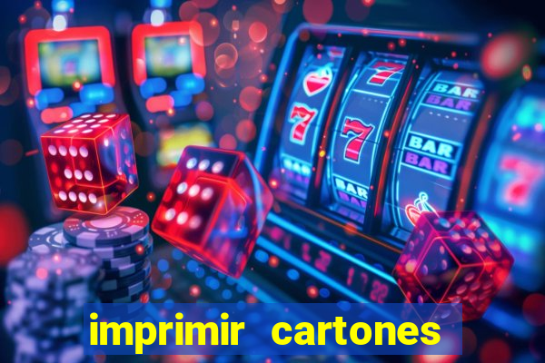 imprimir cartones de bingo